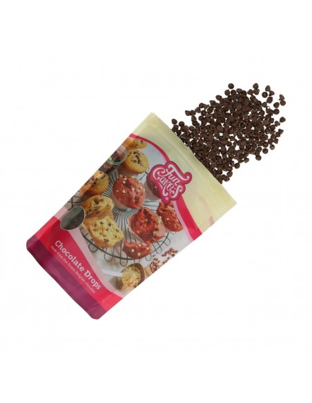 Gotas Chocolate Negro 350gr Funcakes