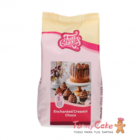 Mezcla Crema de Chantilly Choco 450g Funcakes