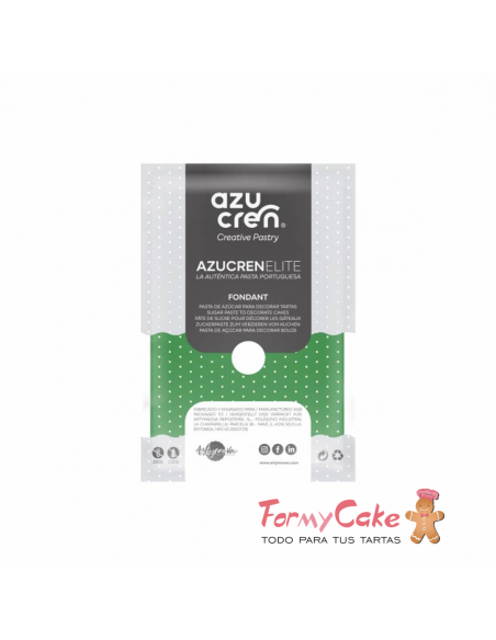 Fondant verde 100gr Azucren Elite