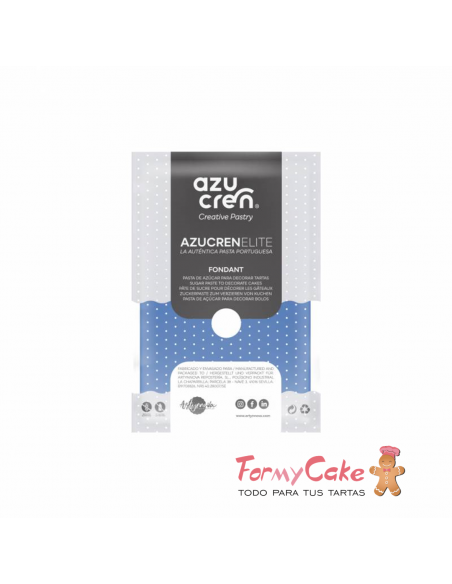 Fondant  azul 100gr  Azucren Elite