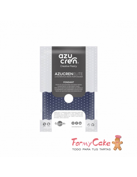 Fondant  azul marino 250gr Azucren Elite