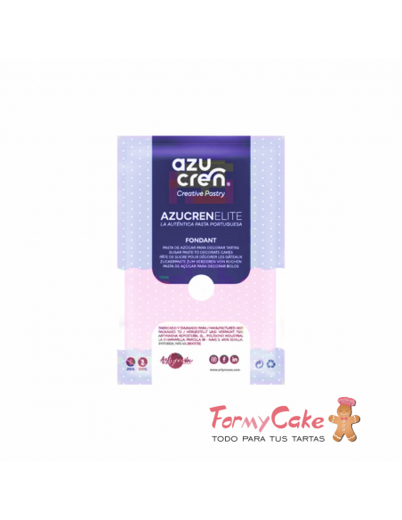 Fondant  rosa bebe 250gr Azucren Elite