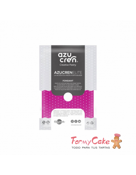 Fondant Fucsia 1kg  Azucren Elite