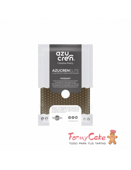 Fondant marron 1kg  Azucren Elite