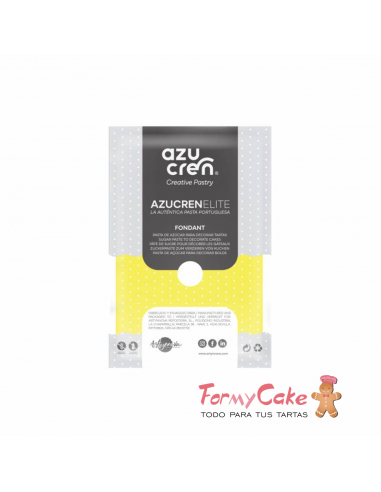 Fondant Amarillo 1kg  Azucren Elite