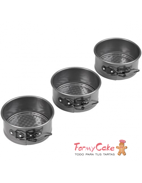 Mini Moldes Desmontables Set/3  Wilton