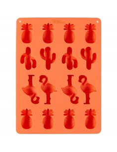 Molde Silicona Piña, Cactus y Flamenco Wilton 2
