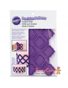 Molde Silicona Precision Pattern Celosía Wilton