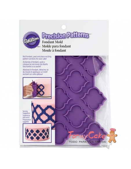 Molde Silicona Precision Pattern Celosía Wilton