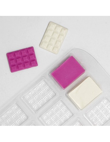 Molde Mini Tableta Chocolate 12 cav. PME