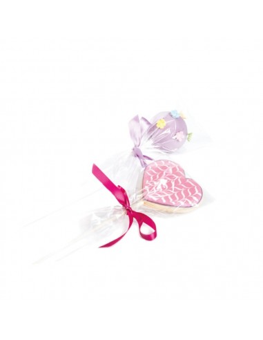 Bolsa Transparente Para Galletas y Cakepops 50uds Decora