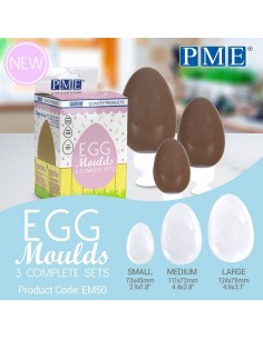 Molde Huevos plastico Set/3 PME 2