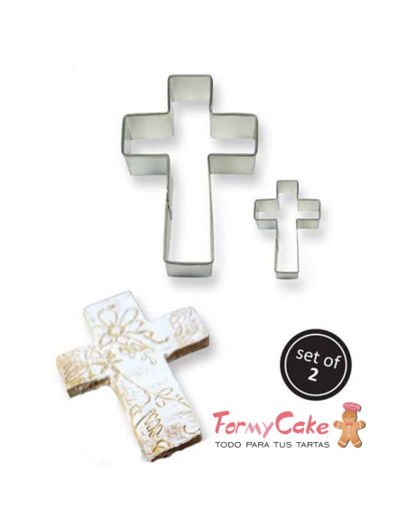 Cortador Galletas Cruz 2ud PME