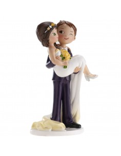 Figura para Tarta Novios Guiño 15,5cm Dekora 2