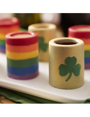 Molde De  Silicona Para Vasos Redondos , 8 Vasitos, Wilton