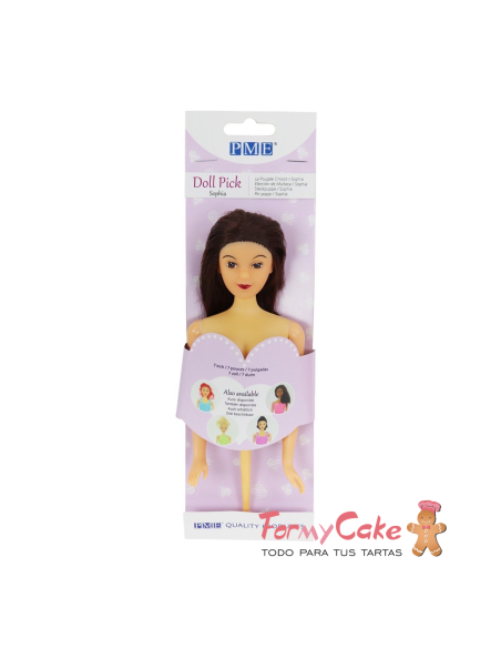 Muñeca Morena para Tartas PME