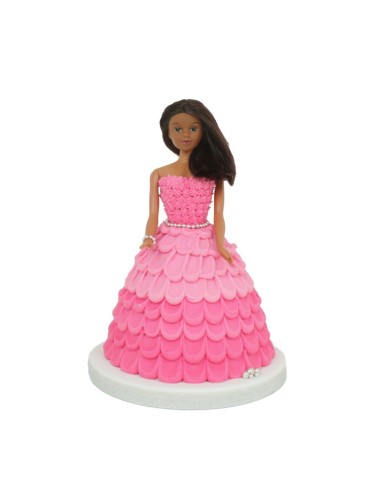Muñeca Castaña para Tartas PME