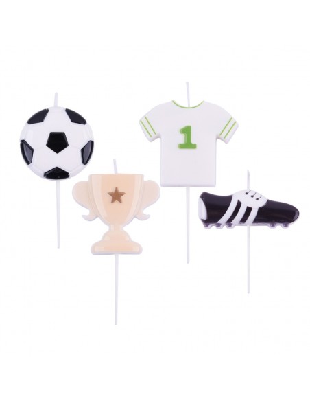Velas Futbol 4ud PME