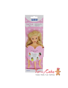 Muñeca Rubia para Tartas PME
