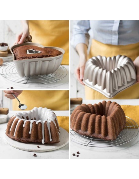 Molde Aluminio Inyectado Bundt  Beatrice Decora