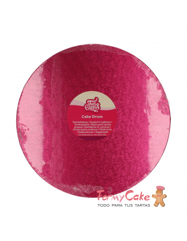 Base Redonda Gruesa para Tartas 25cm Cereza Funcakes