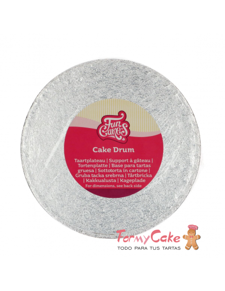 Base Redonda Gruesa para Tartas 22,5cm Funcakes