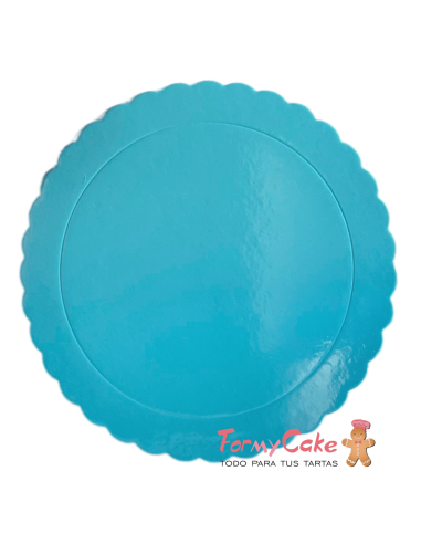 Base Ondulada Extrafuerte Blanca 20cm