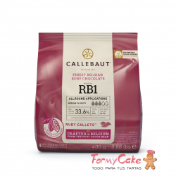 Chocolate Callets -Rubí- 400gr Callebaut