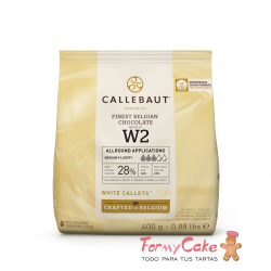 Chocolate Callets -White- 400gr Callebaut