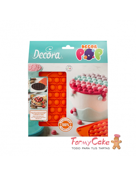 Molde de Silicona Redondo Decorpop Decora