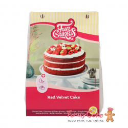 Preparado Red Velvet 400g Sin Gluten Funcakes