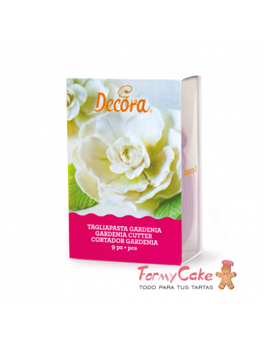 Cortante Flor Gardenia 9ud Decora
