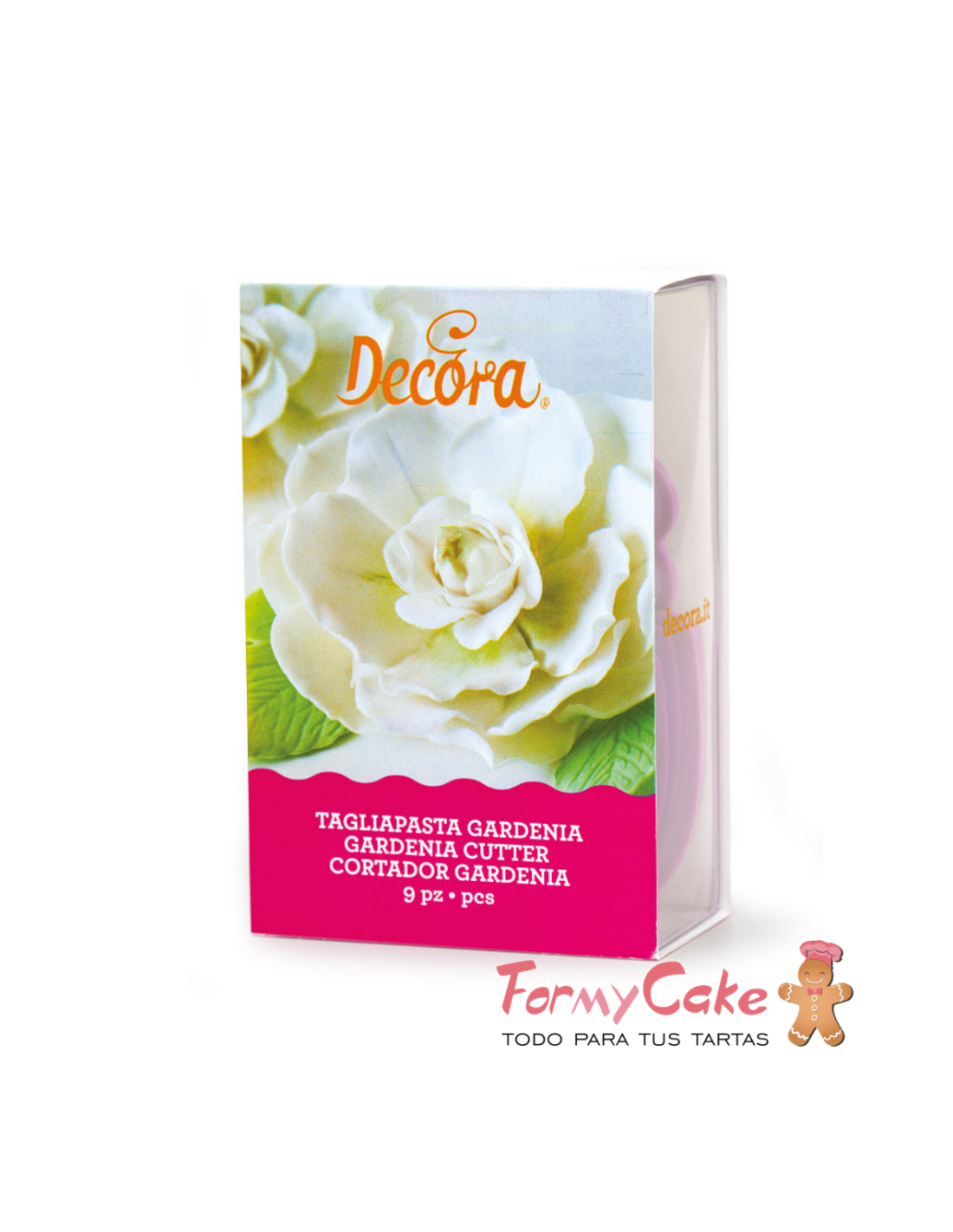 Cortante Flor Gardenia 9ud Decora - Kits de Cortantes para Galletas -  Tienda Repostería Creativa Valencia -