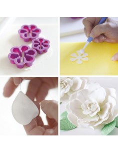 Cortante Flor Gardenia 9ud Decora 2