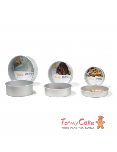Molde Redondo Metal 30x10cm Decora