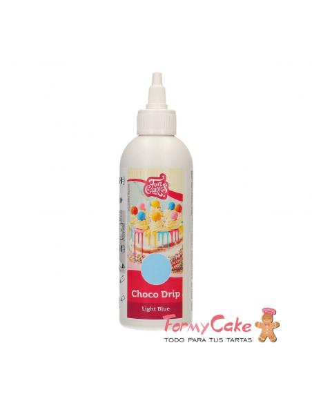 Choco Drip Azul Claro 180gr. Funcakes