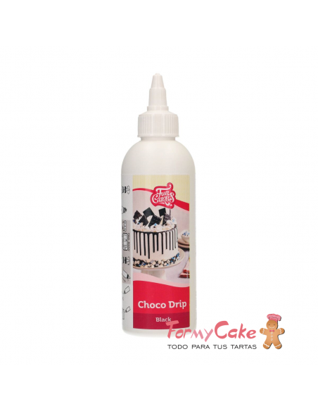 Choco Drip Negro 180gr. Funcakes