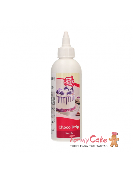 Choco Drip Morado 180gr. Funcakes