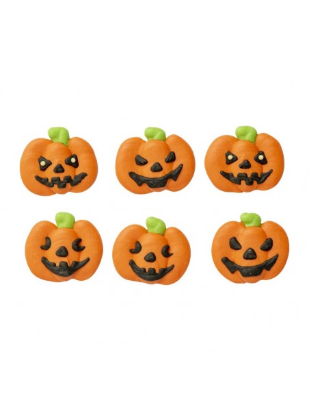 Decoración de Azúcar De calabaza 6ud Decora