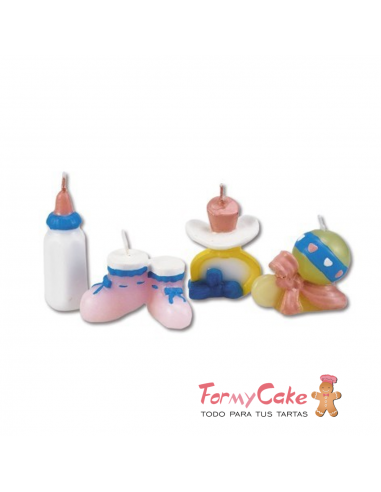 Velas para Tartas Bebé 4ud Städter
