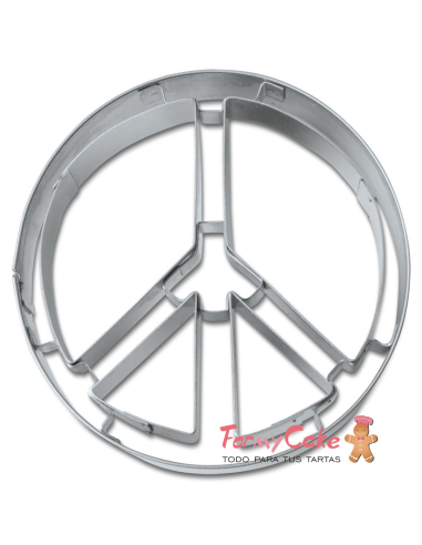 Cortante Símbolo Paz 6,5cm Stadter