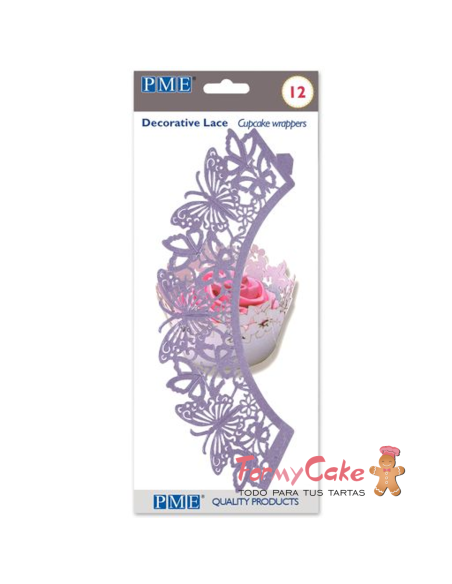 Wrappers 12ud Mariposas PME