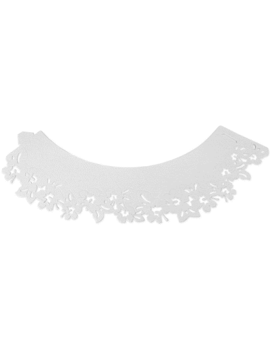 Wrappers 12ud Flores Blancas PME