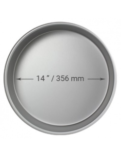 Molde Redondo Metal 35,6x7,6cm PME 2