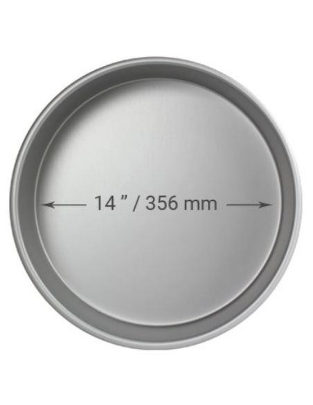 Molde Redondo Metal 35,6x7,6cm PME