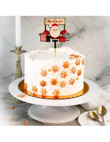Topper Acrílico Papá Noel Dekora
