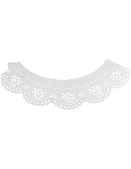 Wrappers 12ud Rosas Blancas PME