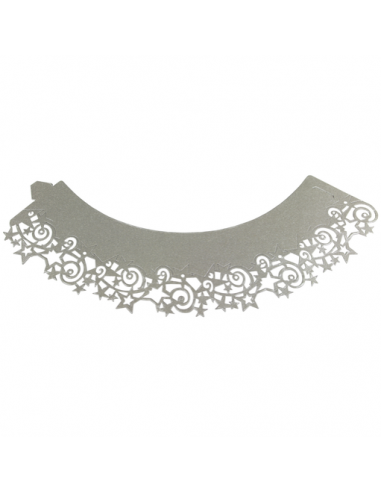 Wrappers 12ud Estrellas Plateadas PME