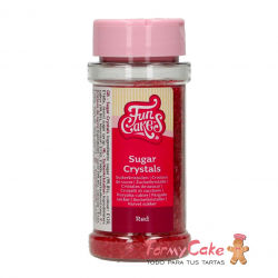 Cristales De Azucar Rojo 80gr Funcakes