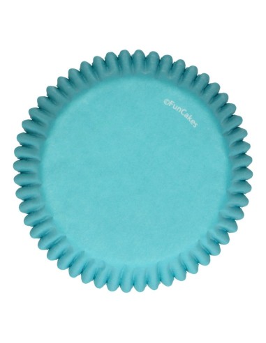 Cápsulas para Hornear Turquesa 48ud. Funcakes